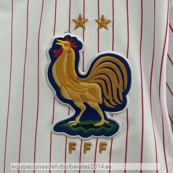 Nuevo Tailandia 2ª Camiseta Francia 2024 Blanco Baratas